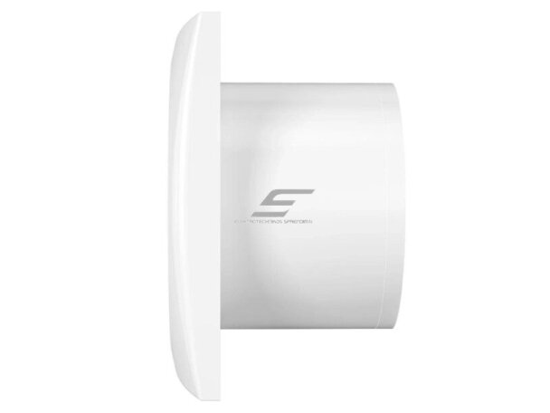 Ventiliatorius su atbuliniu vožtuvu | sklende | D125 | 230V | 175x175x110,5mm | IP24 | plastikinis | baltos spalvos | AU5S 1 Ventiliatorius su atbuliniu vožtuvu | sklende | D125 | 230V | 175x175x110,5mm | IP24 | plastikinis | baltos spalvos | AU5S 1