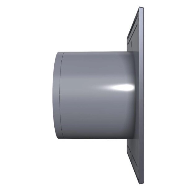 Ventilators ar atpakaļgaitas aizbīdni | D100 | 230V | 160x160x92mm | IP24 | plastmasa | tumši pelēks | PL4STP 1 Ventilators ar atpakaļgaitas aizbīdni | D100 | 230V | 160x160x92mm | IP24 | plastmasa | tumši pelēks | PL4STP 1