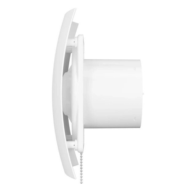 Wentylator z zaworem zwrotnym | z linką | D100 | 230V | 220x175x123mm | IP24 | plastikowy | biały | BR4S2 1