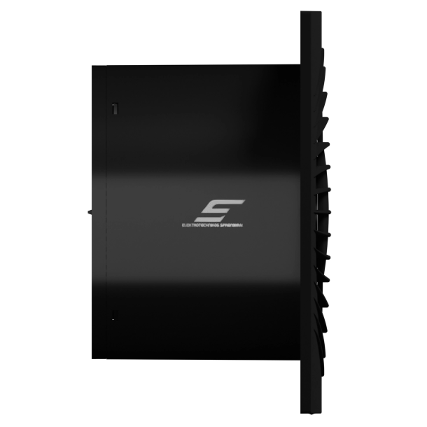 Wentylator z klapą zwrotną | D140 | 220V | 180x180x99.5 mm | plastik | czarny kolor | IP45 | PL43 1 Wentylator z klapą zwrotną | D140 | 220V | 180x180x99.5 mm | plastik | czarny kolor | IP45 | PL43 1