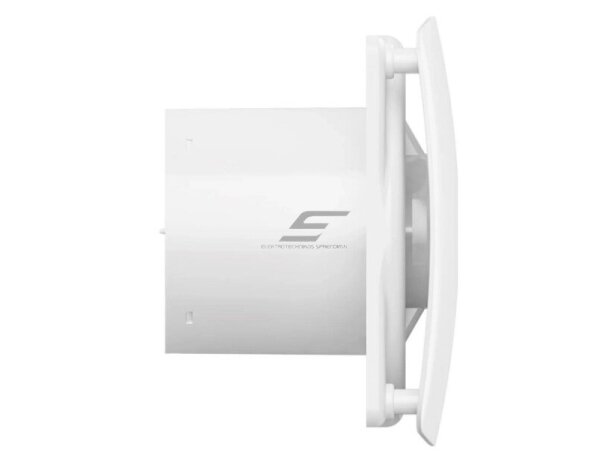 Ventiliatorius su atbuliniu vožtuvu | sklende | su valdikliu | D100 | 230V | 170x170x118mm | IP24 | plastikinis | baltos spalvos | OIR4SHRM 1