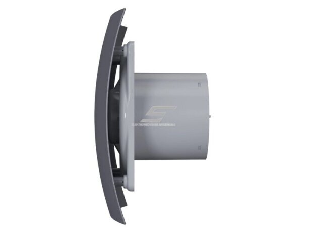 Ventiliatorius su atbuliniu vožtuvu | sklende | D100 | 230V | 220x175x123mm | IP24 | plastikinis | tamsiai pilkos spalvos | BR4STP 1 Ventiliatorius su atbuliniu vožtuvu | sklende | D100 | 230V | 220x175x123mm | IP24 | plastikinis | tamsiai pilkos spalvos | BR4STP 1