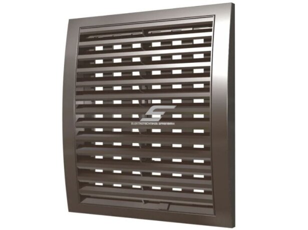 Ventiliacijos grotelės | vėdinimo sistemoms | 180x250mm | kvadratinės | išorinės | nuimamos | ruda spalva | plastikinės | 1825VGBB Ventiliacijos grotelės | vėdinimo sistemoms | 180x250mm | kvadratinės | išorinės | nuimamos | ruda spalva | plastikinės | 1825VGBB