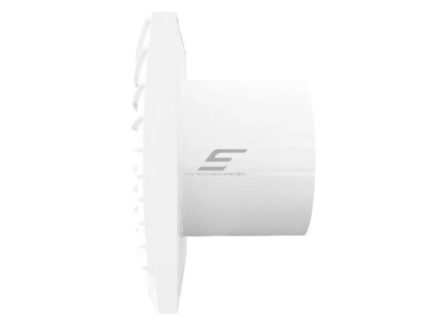 Ventiliatorius su atbuliniu vožtuvu | sklende | D100 | 230V | 155x155x108mm | plastikinis | baltos spalvos | TY4S 1 Ventiliatorius su atbuliniu vožtuvu | sklende | D100 | 230V | 155x155x108mm | plastikinis | baltos spalvos | TY4S 1