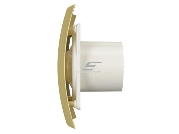Ventiliatorius su atbuliniu vožtuvu | sklende | D100 | 230V | 220x175x123mm | IP24 | plastikinis | aukso/šampano spalvos | BR4SA 1 Ventiliatorius su atbuliniu vožtuvu | sklende | D100 | 230V | 220x175x123mm | IP24 | plastikinis | aukso/šampano spalvos | BR4SA 1