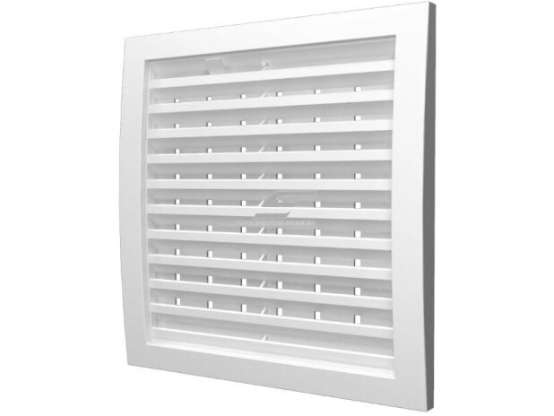 Ventiliacijos grotelės | vėdinimo sistemoms | 150x150mm | kvadratinės | išorinės | nuimamos | balta spalva | plastikinės | 1515VGB