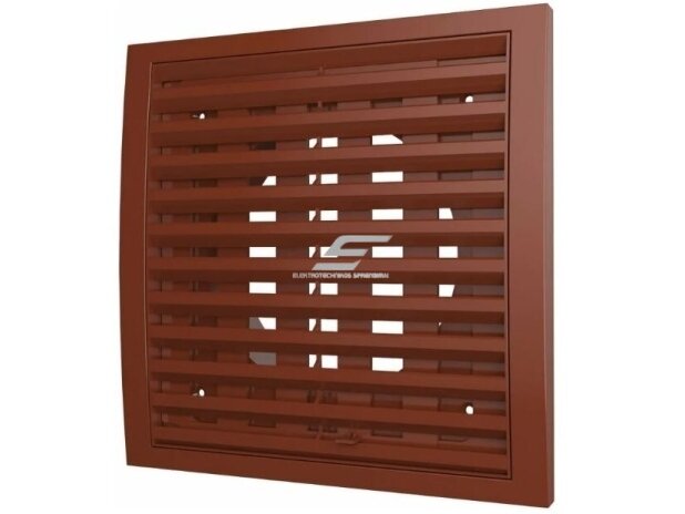 Ventiliacijos grotelės | vėdinimo sistemoms | 350x350mm | kvadratinės | išorinės | nuimamos | terakotos spalva | plastikinės | 3535VGBT Ventiliacijos grotelės | vėdinimo sistemoms | 350x350mm | kvadratinės | išorinės | nuimamos | terakotos spalva | plastikinės | 3535VGBT