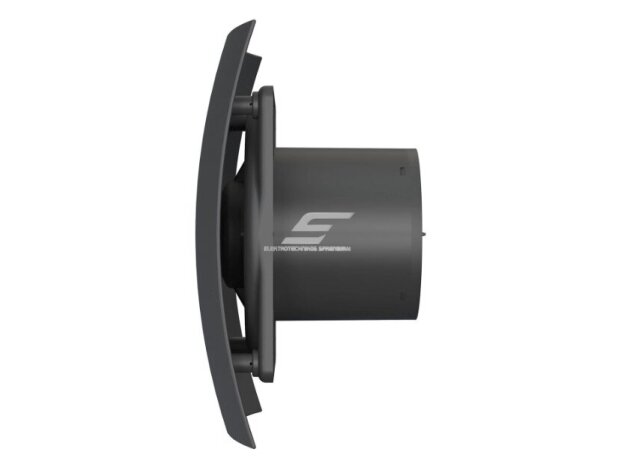 Ventiliatorius su atbuliniu vožtuvu | sklende | D100 | 230V | 220x175x123mm | IP24 | plastikinis | matinės juodos spalvos | BR4SMJ 1 Ventiliatorius su atbuliniu vožtuvu | sklende | D100 | 230V | 220x175x123mm | IP24 | plastikinis | matinės juodos spalvos | BR4SMJ 1