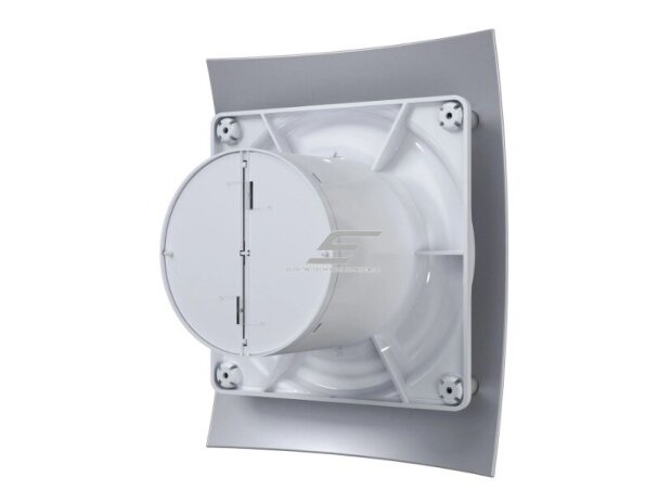 Ventiliatorius su atbuliniu vožtuvu | sklende | D100 | 230V | 220x175x123mm | IP24 | plastikinis | pilkos spalvos | BR4SP 2