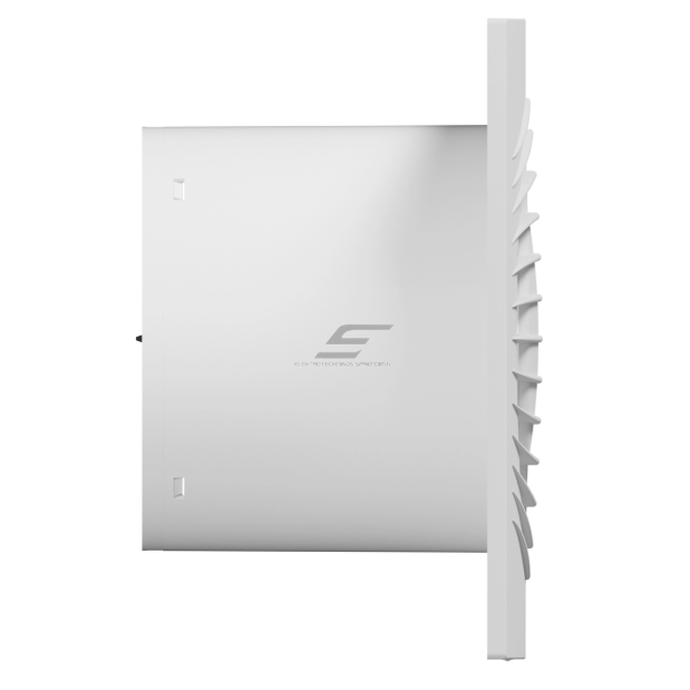 Fan with backdraft valve flap | D100 | 230V | 150x150x95 mm | plastic | matte white color | IP45 | PL43 1 Fan with backdraft valve flap | D100 | 230V | 150x150x95 mm | plastic | matte white color | IP45 | PL43 1