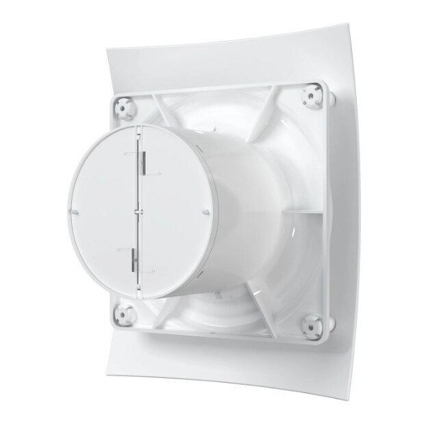Ventilaator tagasivoolu klapiga | D100 | 230V | 220x175x123mm | IP24 | plastmass | matt valge värv | BR4SMB 2 Ventilaator tagasivoolu klapiga | D100 | 230V | 220x175x123mm | IP24 | plastmass | matt valge värv | BR4SMB 2