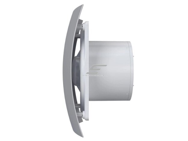 Ventiliatorius su atbuliniu vožtuvu | sklende | D125 | 230V | 237x190x137mm | IP24 | plastikinis | pilkos spalvos | BR5SP 1