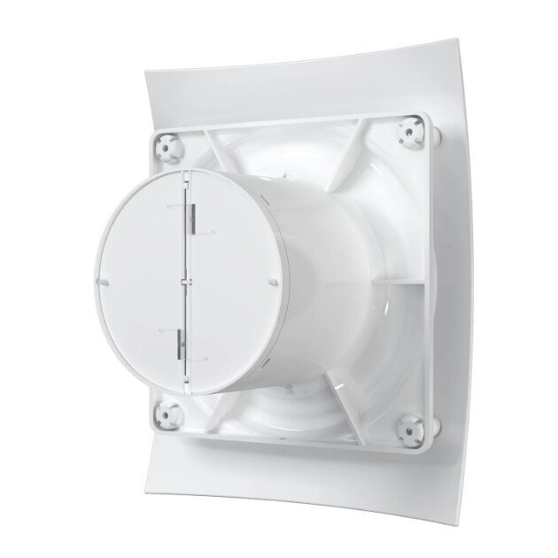 Ventilators ar atpakaļgaita slēģi | ar kontrolleri | D125 | 230V | 237x190x137mm | IP24 | plastmasa | ivora krāsa | BR5SHRM 2