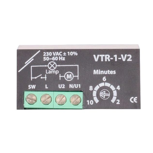 Fan motor switch-off timer | 2-10 min | 1.5A | VTR-1-V2 1