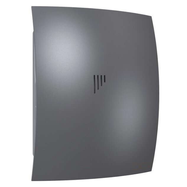 Ventilators ar atpakaļgaitas aizbāzni | vārsts | D125 | 230V | 237x190x137mm | IP24 | plastmasa | tumši pelēks | BR5STP