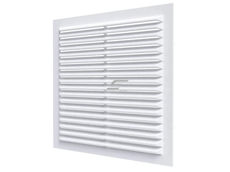 Ventiliacijos grotelės | vėdinimo sistemoms | 138x138mm | kvadratinės | balta spalva | plastikinės | V1313G