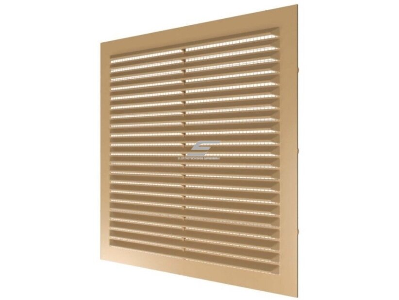 Ventiliacijos grotelės | vėdinimo sistemoms | 138x138mm | kvadratinės | smėlio spalva | plastikinės | 1313VGBE