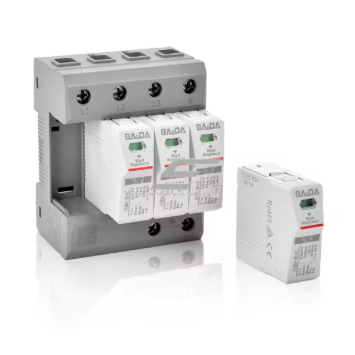 Surge arrester 4P | 60 kA | 280 VAC | Class B+C | DIN rail mounted 2