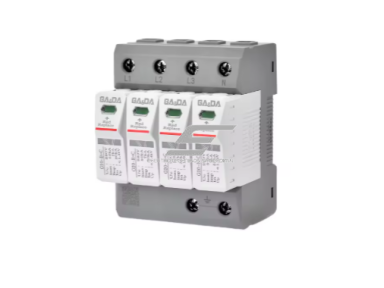 Modulinis viršįtampių ribotuvas | 4P | 60 kA | 280 VAC | 12.5kA B+C klasė | DIN Modulinis viršįtampių ribotuvas | 4P | 60 kA | 280 VAC | 12.5kA B+C klasė | DIN