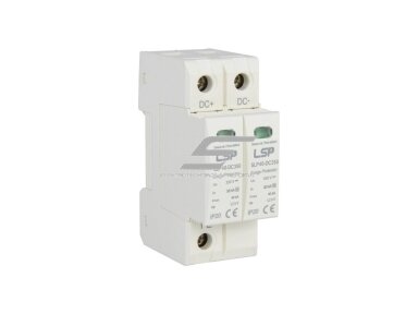 Modulinis viršįtampių ribotuvas | 2P | T2 | In=20kA | Itotal=40kA | SLP40-DC460/2S DC | 4046022 Modulinis viršįtampių ribotuvas | 2P | T2 | In=20kA | Itotal=40kA | SLP40-DC460/2S DC | 4046022