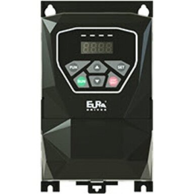 Single-phase frequency inverter 2.2 kW | 10 A | 230 VAC | IP20 | designed for controlling single-phase motors | E600-0022 S2 Eura Drives Single-phase frequency inverter 2.2 kW | 10 A | 230 VAC | IP20 | designed for controlling single-phase motors | E600-0022 S2 Eura Drives