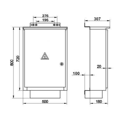 Vienfāzes | ievada elektroenerģijas skaitītāja sadales skapis | 6 skaitītājiem | 720x500x180mm | virsapmetuma montāža | cinkots tērauds | IP44 Vienfāzes | ievada elektroenerģijas skaitītāja sadales skapis | 6 skaitītājiem | 720x500x180mm | virsapmetuma montāža | cinkots tērauds | IP44
