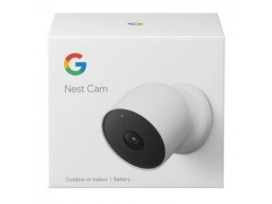 Vaizdo stebėjimo IP kamera | 1080P | IP54 | Bluetooth | Wi-Fi | G3AL9 | Google Nest Cam 4