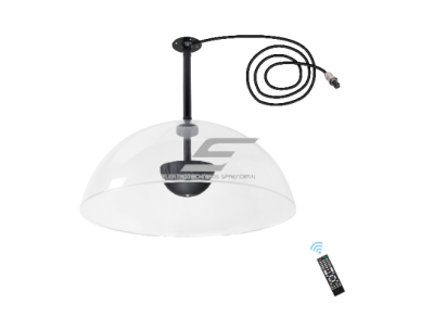 Pakabinama kryptinė garso kolonėlė | 29″ | IR jutiklis | USB/SD/HDMI | 1–3 klausytojams | vidinis stereo stiprintuvas | skaidri/juoda 1