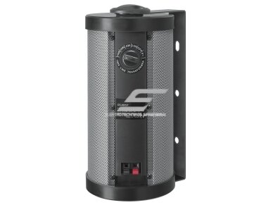 Vidaus patalpų sieninė garso kolonėlė | 100V | 15W RMS | 8 omų | su perjungikliu | juoda | RCS | CS-115S 1 Vidaus patalpų sieninė garso kolonėlė | 100V | 15W RMS | 8 omų | su perjungikliu | juoda | RCS | CS-115S 1