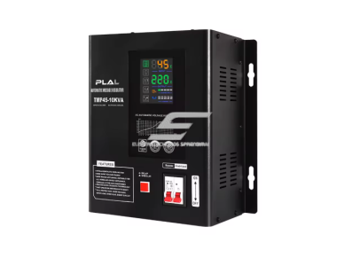 Vienfazis automatinis įtampos stabilizatorius | 10 kVA | 220 V AC | relinis elektroninis valdymas | LED ekranas | PLAL TMP-10KVA