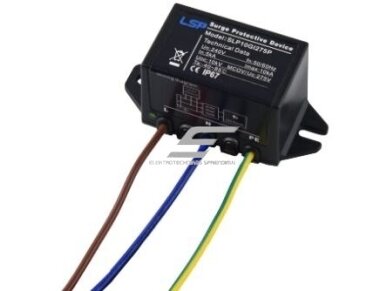 LED viršįtampių ribotuvas | 1P | 5kA | 10kA | 10kV | LED grandinėms | SLP10GI275P LED viršįtampių ribotuvas | 1P | 5kA | 10kA | 10kV | LED grandinėms | SLP10GI275P
