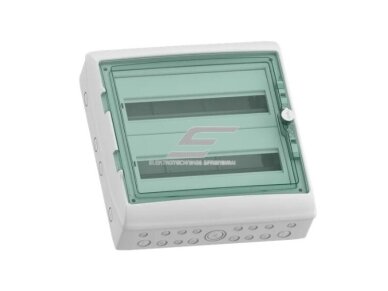 Elektros paskirstymo | modulinis skydelis | dėžė | skydas | 36 modulių | 460x448x160mm | skaidrios durelės | hermetinis | virštinkinis | plastikinis | IP65 | Schneider Electric | Kaedra | 13984 1 Elektros paskirstymo | modulinis skydelis | dėžė | skydas | 36 modulių | 460x448x160mm | skaidrios durelės | hermetinis | virštinkinis | plastikinis | IP65 | Schneider Electric | Kaedra | 13984 1