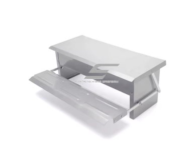 Automatinė metalinė lesykla vištoms | 5 kg talpa | cinkuotas plienas | su dangčiu | gravitacinis veikimas | atspari lauko sąlygoms 1