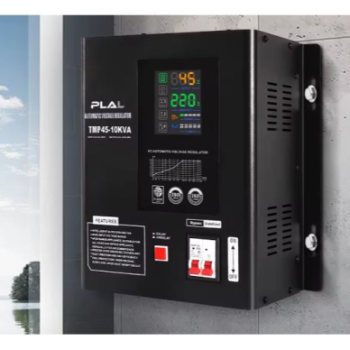 Jednofazowy automatyczny stabilizator napięcia | 10 kVA | 220 V AC | przekaźnikowe sterowanie elektroniczne | wyświetlacz LED | PLAL TMP-10KVA 2 Jednofazowy automatyczny stabilizator napięcia | 10 kVA | 220 V AC | przekaźnikowe sterowanie elektroniczne | wyświetlacz LED | PLAL TMP-10KVA 2