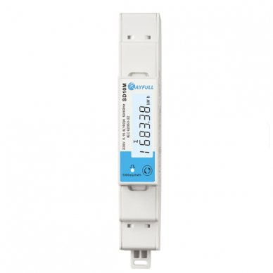 Ühefaasiline elektrienergia arvesti | 100A | 230V | 0,5 klass | DIN-kinnitusega | digitaalne LED-ekraan | Rayfull