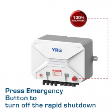 Smart | Fire Protection Module for Solar Panel Systems | Switch | 50A | 1500VDC | IP65 | Wi-Fi 1 Smart | Fire Protection Module for Solar Panel Systems | Switch | 50A | 1500VDC | IP65 | Wi-Fi 1
