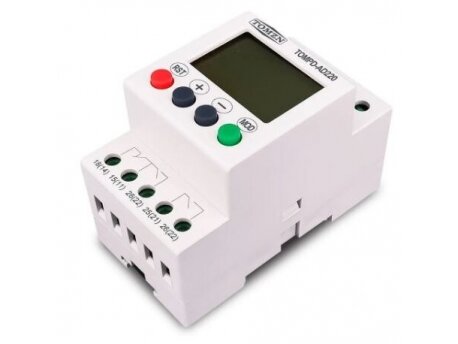 Modulinis | skaitmeninis viršįtampių maksimalios ir žemos įtampos analizatorius | relė | 50-300VAC/DC | DIN | Tomzn | TOMPD-AD220 2 Modulinis | skaitmeninis viršįtampių maksimalios ir žemos įtampos analizatorius | relė | 50-300VAC/DC | DIN | Tomzn | TOMPD-AD220 2