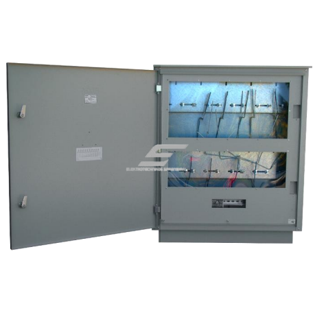 Ühefaasiline | pealüliti elektrienergia arvestikapp | 10 arvestile | 860x800x180mm | pinnapealne | tsingitud teras | IP44