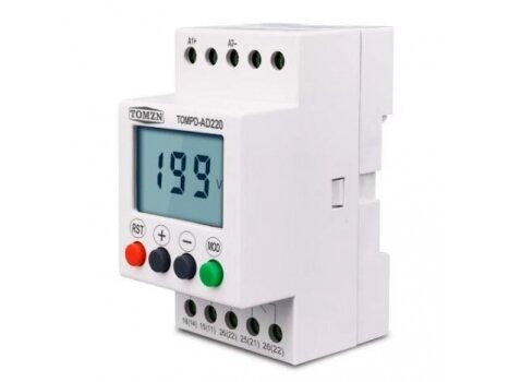 Modulinis | skaitmeninis viršįtampių maksimalios ir žemos įtampos analizatorius | relė | 50-300VAC/DC | DIN | Tomzn | TOMPD-AD220 Modulinis | skaitmeninis viršįtampių maksimalios ir žemos įtampos analizatorius | relė | 50-300VAC/DC | DIN | Tomzn | TOMPD-AD220