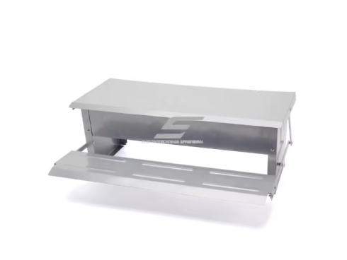 Automatinė metalinė lesykla vištoms | 5 kg talpa | cinkuotas plienas | su dangčiu | gravitacinis veikimas | atspari lauko sąlygoms 2