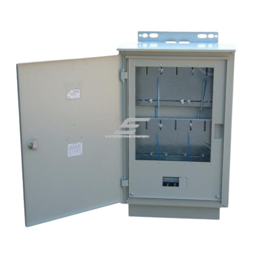 Ühefaasiline | pealüliti elektrienergia arvestikapp | 4 arvestile | 720x500x180mm | pinnapealne | tsingitud teras | IP44