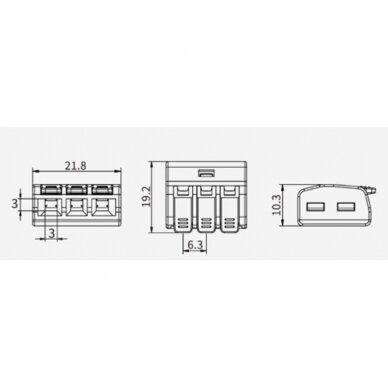 Клеммник 3x0,2-4мм² | 32A | 450В | Клеммы для подключения проводов всех типов | Bemko 2 Клеммник 3x0,2-4мм² | 32A | 450В | Клеммы для подключения проводов всех типов | Bemko 2
