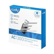 Wi-Fi USB adapter | stable signal and connection | 2.4GHz + 5GHz | USB 3.0 | 1300Mbps | CUDY WU1300S 3 Wi-Fi USB adapter | stable signal and connection | 2.4GHz + 5GHz | USB 3.0 | 1300Mbps | CUDY WU1300S 3