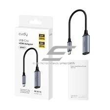 Adapter USB-C do HDMI | transmisja wideo | 4K 60Hz | kompatybilny z Windows, macOS, Android, iPadOS | CUDY UH401 2 Adapter USB-C do HDMI | transmisja wideo | 4K 60Hz | kompatybilny z Windows, macOS, Android, iPadOS | CUDY UH401 2