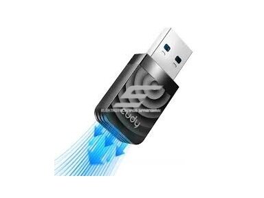 Wi-Fi USB adapteris | stabilaus signalo, ryšio užtikrinimas | 2.4GHz + 5GHz | USB 3.0 | 1300Mbps | CUDY WU1300S