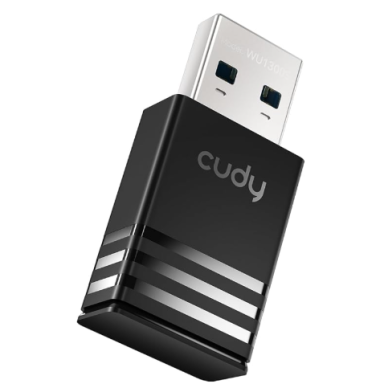 Wi-Fi USB adapter | stable signal and connection | 2.4GHz + 5GHz | USB 3.0 | 1300Mbps | CUDY WU1300S