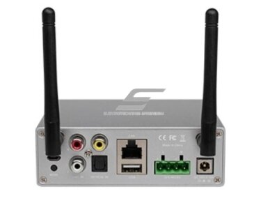 Wi-Fi ir Bluetooth garso stiprintuvas | 2x50W / 2x30W | 24VDC | 4-8Ω | 24bit/192kHz | 120x113x37mm 1 Wi-Fi ir Bluetooth garso stiprintuvas | 2x50W / 2x30W | 24VDC | 4-8Ω | 24bit/192kHz | 120x113x37mm 1