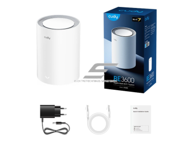 Maršrutizatorius | bevielio tinklo skleidėjas | Wi-Fi Mesh | 2.4GHz + 5GHz | iki 3000 Mbps | CUDY M3600 2 Maršrutizatorius | bevielio tinklo skleidėjas | Wi-Fi Mesh | 2.4GHz + 5GHz | iki 3000 Mbps | CUDY M3600 2