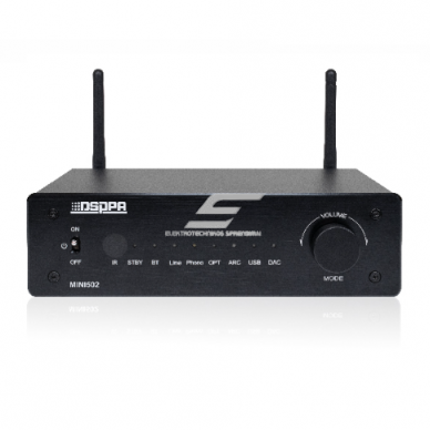 Stereo võimendi Bluetoothiga | heli täiustamine | 2×30W (8Ω) / 2×50W (4Ω) | HDMI ARC | Subwooferi väljund Stereo võimendi Bluetoothiga | heli täiustamine | 2×30W (8Ω) / 2×50W (4Ω) | HDMI ARC | Subwooferi väljund
