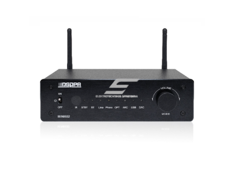 Stereo stiprintuvas su Bluetooth | garso atnaujinimas | 2×30W (8Ω) / 2×50W (4Ω) | HDMI ARC | Subwoofer Out